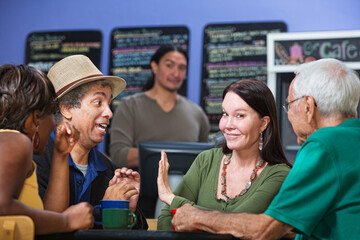 Woman Showing Man Her Hand
