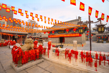 Tianhou Palace is a famous Taoist temple, built to worship "Mazu" Chinese goddess of the sea in Tianjin, China