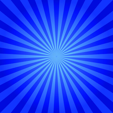 blue sun rays background abstract