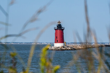 The Delaware Breakwater East End Light is a lighthouse located on the inner Delaware Breakwater in the Delaware Bay © Rose Guinther