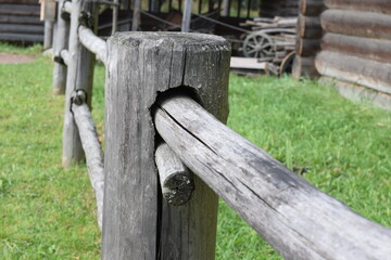 old wooden fence
