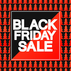 Black Friday Sale, poster design template, final season offer, vector illustration