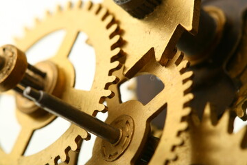 mechanical clock gear