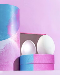 The egg pop-art colorful
