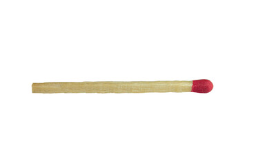 a red match isolated on a white background.