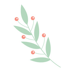 Plant flower icon flat, cartoon style. Vector illustration