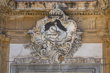 Church of San Domenico (Chiesa di San Domenico, 1640) and Column of Immaculate Conception (1728) in...