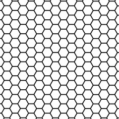 Black Hexagon Honeycomb Pattern, perfect for background, card and fabric.