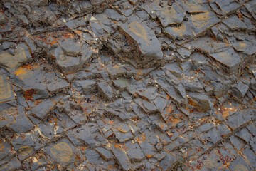 texture of  clay, geological background