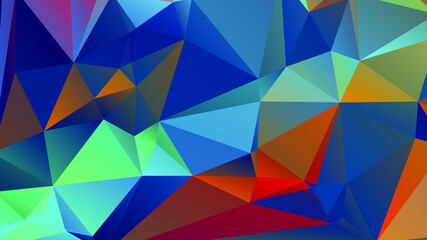 Abstract Color Polygon Background Design, Abstract Geometric Origami Style With Gradient. Presentation,Website, Backdrop, Cover,Banner,Pattern Template