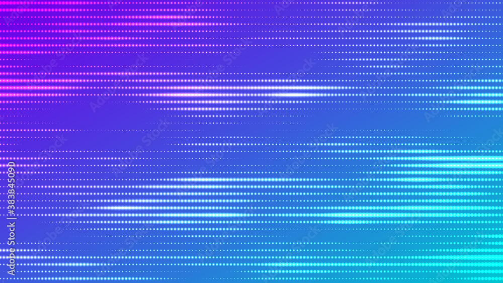 Poster futuristic blue dots background. cyber background with particles different size. technology particle