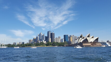 Fototapeta premium Sydney Business Harbor in Australia 