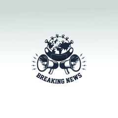 covid 19 breaking news logo