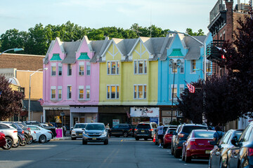 Obraz premium street in the city