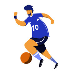 illustration of football player clip art vector