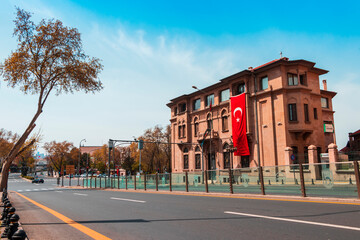 empty street in Ankara