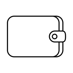 wallet money line style icon