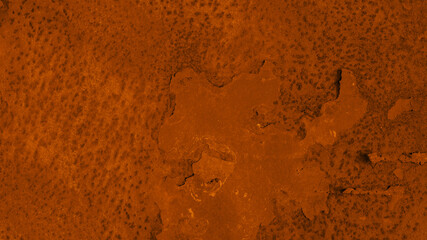 Grunge orange brown rusty dark rust metal stone background texture