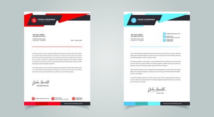 Abstract Letterhead Design Modern Business Letterhead Design Template

