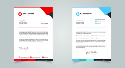 Abstract Letterhead Design Modern Business Letterhead Design Template
