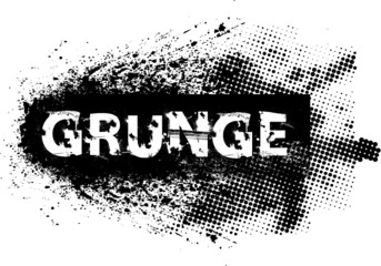 Grunge Black and White Distress Texture. vector