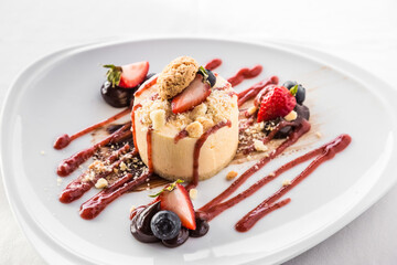White chocolate cheese cake