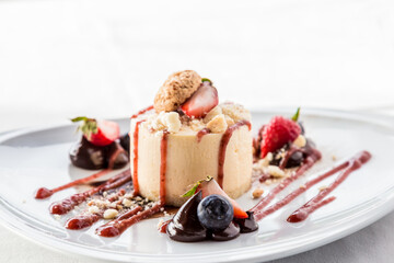 White chocolate cheese cake