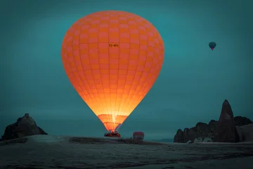 Fotobehang hot air balloon © EFKAN