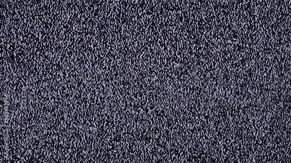 Poster white noise. tv interference. analog signal