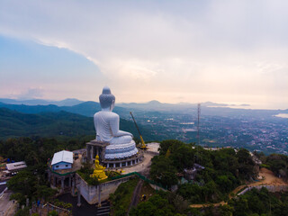 Obraz premium Big buddha one of the Phuket island most important and revered landmarks on Phuket island