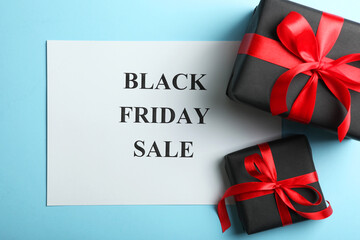 Black Friday concept. Sale, discounts, shopping, shopaholism