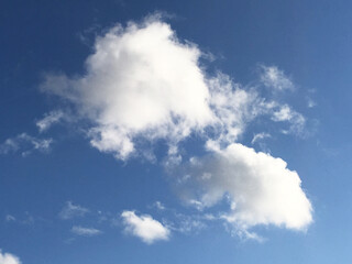 空と雲の青空背景