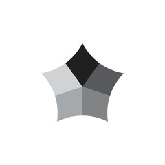 Star logo icon design vector