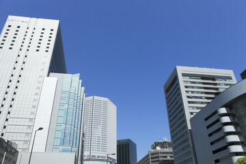 Fototapeta premium 大阪、北区梅田付近