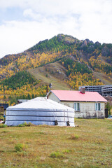 house in the mountains