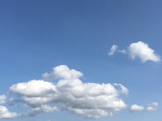 空と雲の青空背景