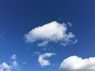 空と雲の青空背景