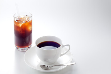 アイスコーヒーとホットコーヒー