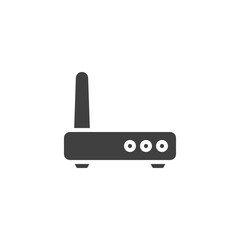 Wi-fi router vector icon