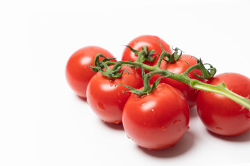 Fresh and tasty small tomatoes