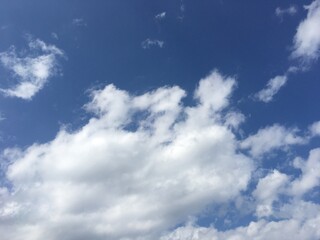 空と雲の青空背景