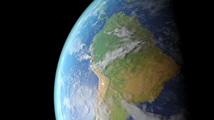 south america seen from space © Fox_Dsign