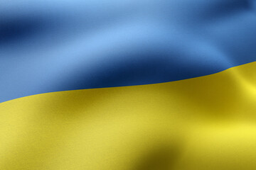 Ukraine 3d flag