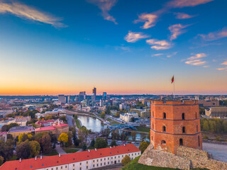 Gediminas castle tower in Vilnius, Capital of Lithuania