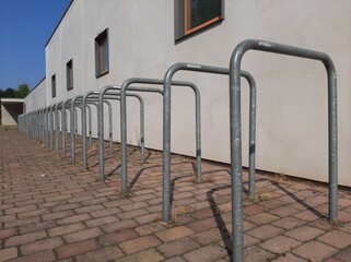 metal bike park for bicycles
