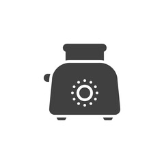 Toaster with toast vector icon