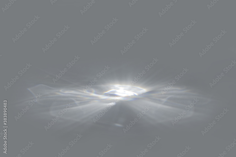 Wall mural blurred overlay effect for photo and product mockups presentation. empty scene with gray background 