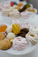 cupcakes with cream and chocolate