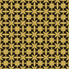 seamless pattern with golden stars