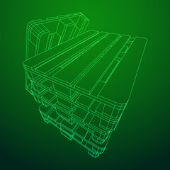 Cargo pallet for warehouse